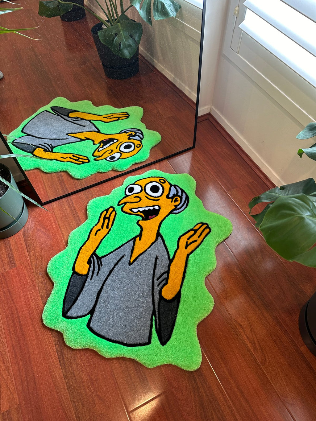 Mr. Burns Alien Rug