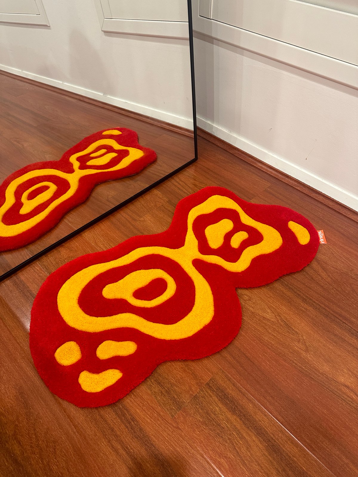 Wavy Rug - Red