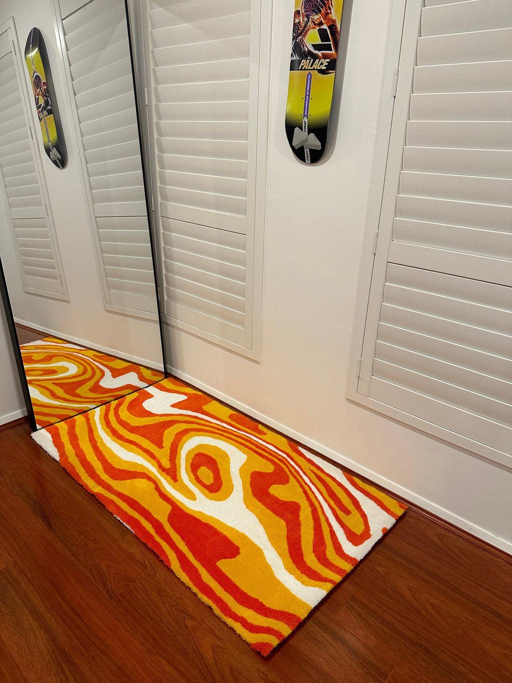 Wavy Rug - Orange