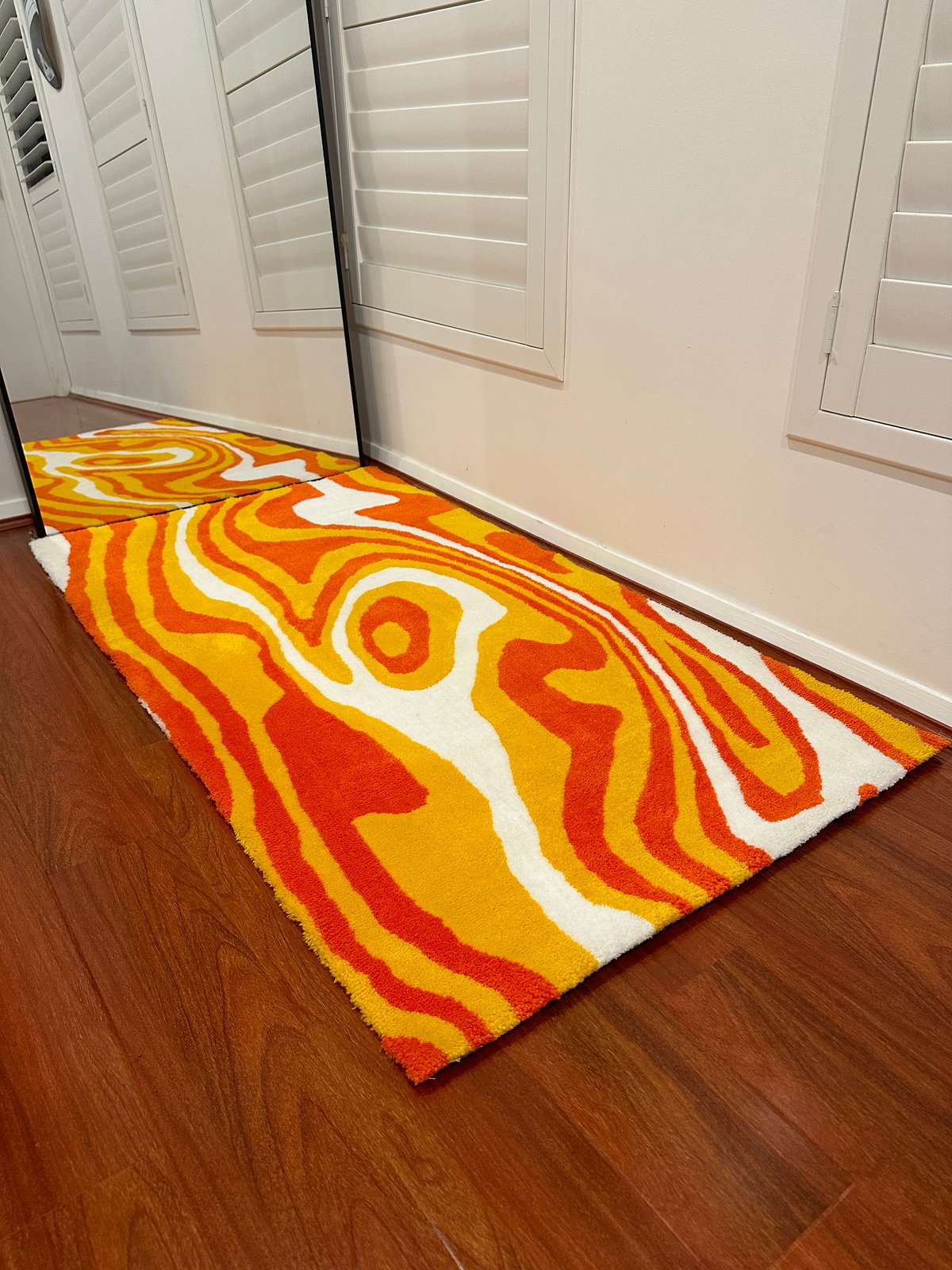 Wavy Rug - Orange