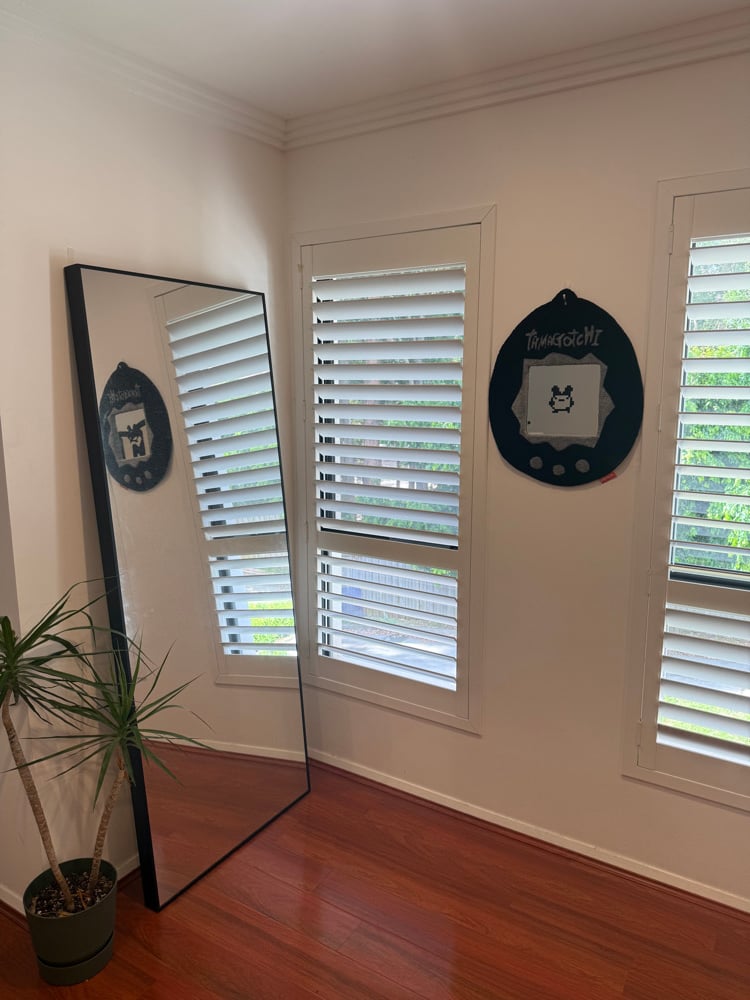 Tamagotchi Tufted Mirror